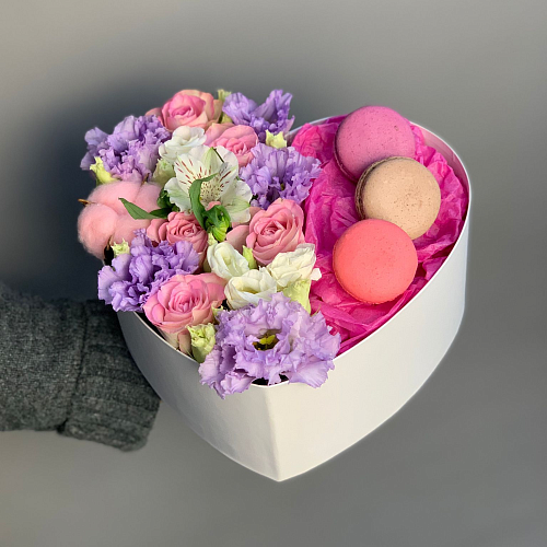 Сердце с макаронс