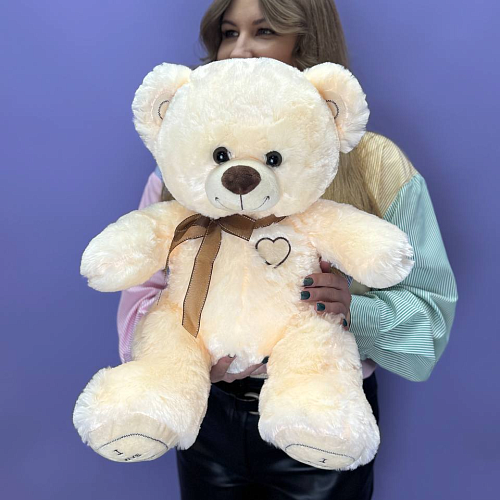 Мишка с бантом 60 см 