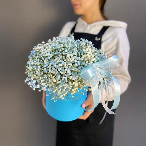 Гипсофила в шляпной коробке