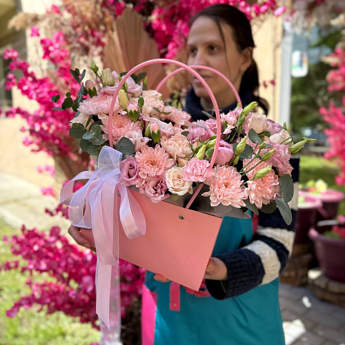 Сумочка с пионами