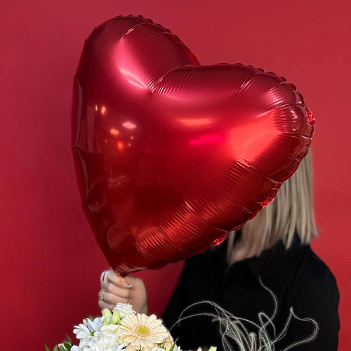 Кашпо «Единственной» + шарик Сердце