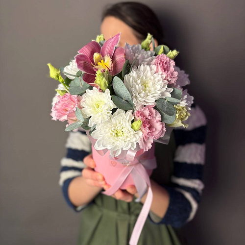 Коробочка с орхидеей  