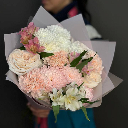 Нежный микс уголками