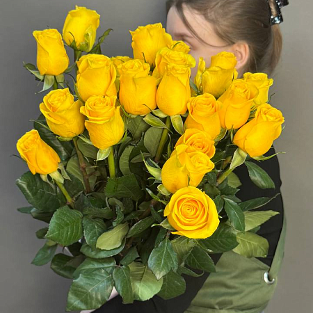 Розы Эквадор желтые