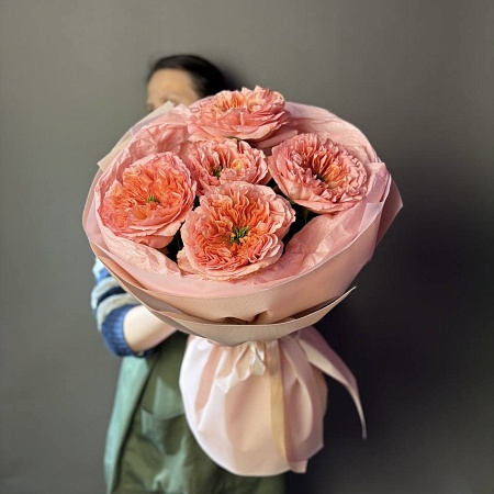 Монобукет с розами