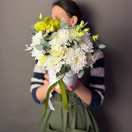 Коробочка с орхидеей  